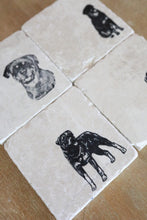 Rottweiler Marble Coaster Gift /Rottweiler dog mom/ stone coasters/ drink coasters/ custom coasters/ personalized coasters/ marble coasters