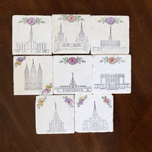 Rexburg Idaho LDS Mormon Temple Marble Coasters/ Mormon Temple Gift/ LDS Wedding gift/ lds sealing gift/