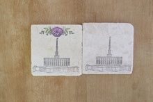Provo Utah LDS Mormon Temple Marble Coasters/ Mormon Temple Gift/ LDS Wedding gift/ lds sealing gift/ Provo