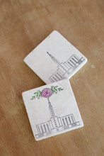 Los Angeles LDS Mormon Temple Marble Coasters/ Mormon Temple Gift/ LDS Wedding gift/ lds sealing gift/ LA