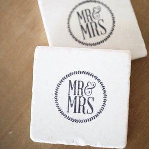 Wedding gift Marble Coasters/ Engagement Marble Coaster Set/ Stone Coasters/ Drink Coasters/ Wedding Favors/ Engagement Gift