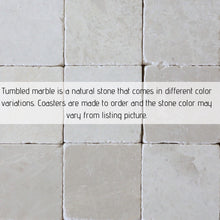Dachshund Marble Coaster Gift- Wiener dog gift- marble tile stone custom coasters