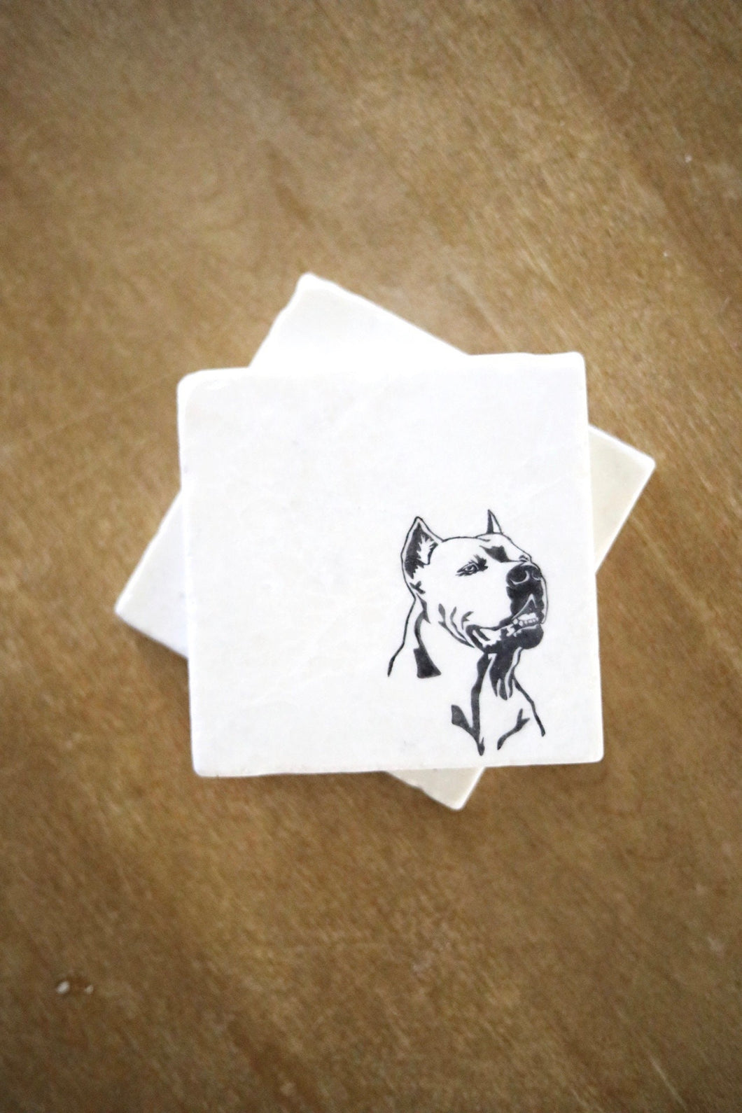 Dogo Argentino Coasters, Dogo Argentino gifts, Dogo Argentino custom gift, dog coasters