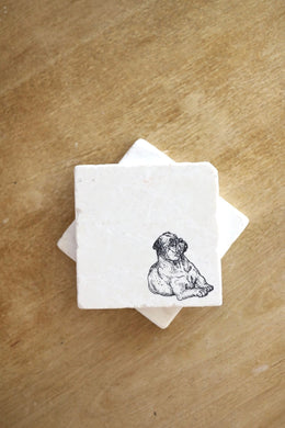 Bullmastiff Coasters, Bullmastiff gift, bullmastiff gift, dog drink coasters, tile coasters