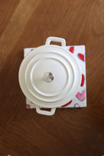 Valentine's Day Hearts Marble Trivet Hot Plate Pot Holder Coaster- 6 x 6 trivet