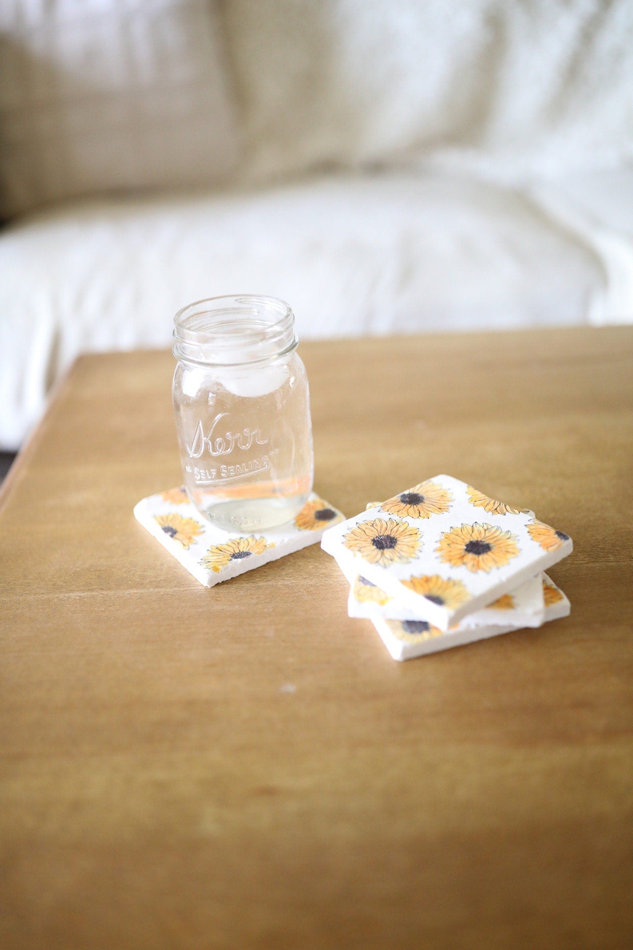 Dragonfly Marble Coaster Set – Lace, Grace & Peonies