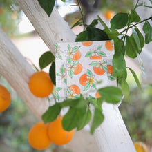 Orange Blossom Marble Trivet Hot Plate Pot Holder Coaster- 6 x 6 trivet- Citrus decor- Citrus party