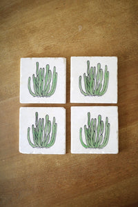 Organ Pipe Cactus Coaster/ cactus gift/ cactus home decor/ southwestern decor/ Arizona gift/ desert decor/ drink coasters/ stone coasters