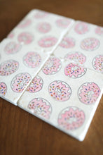 Donut Marble Coaster Set/ Donut Home Decor/Doughnut coaster/Unique Birthday Gift/ Pink Donut/Office Decor/Stone Coasters
