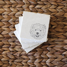 West Highland Terrier Coasters/ westie gift/ westie mom/ westie home decor/ hostess gift