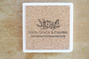Papillon Coasters- Papillion Custom Dog Marble Coasters/ Papillon gift/Papillion Gift/ Tumbled Marble Coaster Set
