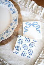 Blue and White Easter Egg Marble Coaster Set for Grand Millennial Easter Decor