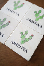 Arizona Vintage Cactus Marble Coasters