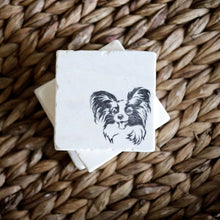 Long Haired Chihuahua Coasters Set of 4, Chihuahua gift, chihuahua marble coasters, dog coasters, dog stone coaster gift