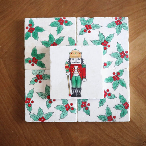 Nutcracker Marble Coasters